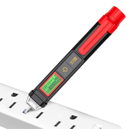 Gupcaqosjw Elektrischer Spannungsprüfer, Intelligenter Spannungsdetektor-Stift Für Stromkreise, LCD-Digitaldisplay Berührungsloser Spannungstester für Industrie, Kfz, Haushalt & Auto Gupcaqosjw Elektrischer Spannungsprüfer, Intelligenter Spannungsdetektor-Stift Für Stromkreise, LCD-Digitaldisplay Berührungsloser Spannungstester für Industrie, Kfz, Haushalt & Auto von Gupcaqosjw