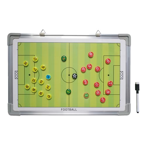 Gupcaqosjw Fußball-Schreibtafel - Löschbare Fußball-Planungstafel Mit 2 Whiteboard-Markern - Tragbares Whiteboard Für Schiedsrichter Gupcaqosjw Fußball-Schreibtafel - Löschbare Fußball-Planungstafel Mit 2 Whiteboard-Markern - Tragbares Whiteboard Für Schiedsrichter von Gupcaqosjw