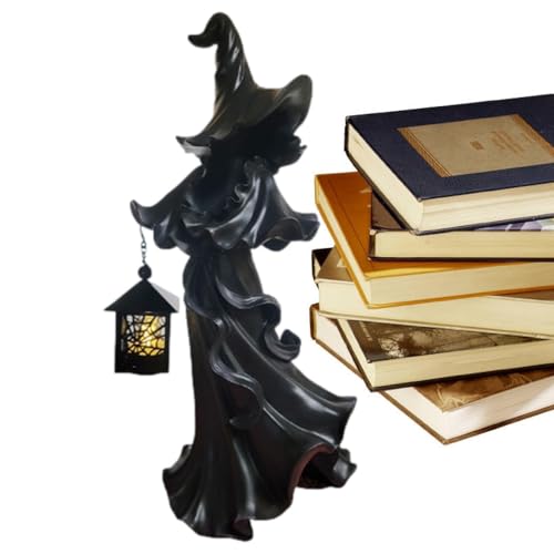 Gupcaqosjw Gartenstatuen Für Draußen | Halloween Höllen Bote Mit Laterne - Resin Figur Vintage Deko Mit LED-Beleuchtung Für Garten Rasen Halloween Dekoration Gupcaqosjw Gartenstatuen Für Draußen | Halloween Höllen Bote Mit Laterne - Resin Figur Vintage Deko Mit LED-Beleuchtung Für Garten Rasen Halloween Dekoration von Gupcaqosjw
