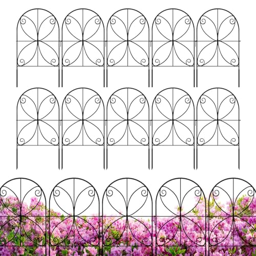 Gupcaqosjw Gartenzaun | 10 Stück Dekorative Beeteinfassung Blumenbeet - Stabiler Gartenschutz Zaunsystem, Wetterfeste Gartenausstattung Zur Temporären Haustierabsicherung Gupcaqosjw Gartenzaun | 10 Stück Dekorative Beeteinfassung Blumenbeet - Stabiler Gartenschutz Zaunsystem, Wetterfeste Gartenausstattung Zur Temporären Haustierabsicherung von Gupcaqosjw