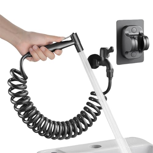 Gupcaqosjw Handbrause Für Toilette - Bidetspritze Mit Schlauch Und Dichter Verbindung,Ergonomische Griffdüse Für Haustierwäsche Und Badezimmerzubehör von Gupcaqosjw