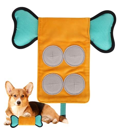 Gupcaqosjw Hundefutterautomat Spielzeug - Interaktives Hundefutter Spielzeug | Geräusche Verlangsamter Futterspender Denkspiele Welpen Mittelgroß Groß Training von Gupcaqosjw