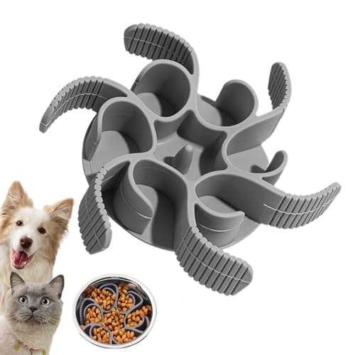 Gupcaqosjw Hundefuttermatte langsamer Feeder, Hund Slow Feeder Matte,Hundeschale Slow Feeder behandeln Matte | Anti-Choking-Tierversorgungen, interaktive Silikon-Silikon-Spielzeug für Lebensmittel, von Gupcaqosjw