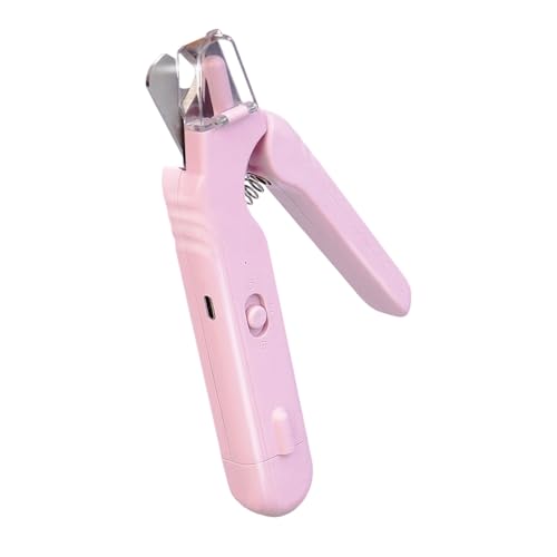Gupcaqosjw Hundekrallenschneider - 2-in-1 Elektrischer Krallentrimmer Für Hunde Mit LED-Licht,Ergonomisches Design, Präzisionsschneiden Zur Haustierpflege Und Täglicher Anwendung von Gupcaqosjw