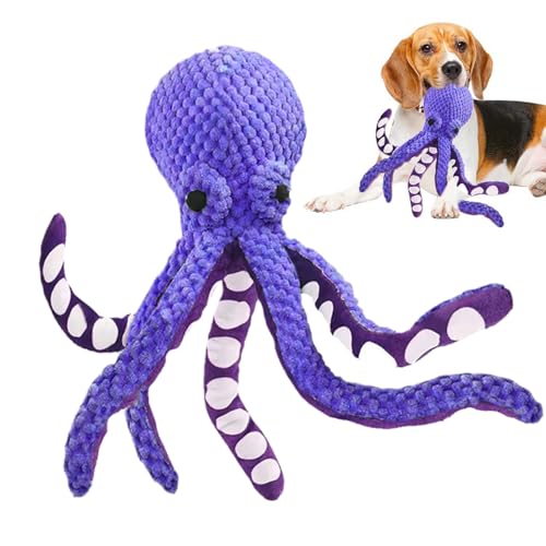 Gupcaqosjw Hundespielzeug Oktopus | Plüsch Hundespielzeug | Beißspielzeug Interaktiv Weich Für Aggressive Kauer Reise Garten Outdoor Pool Spiel von Gupcaqosjw