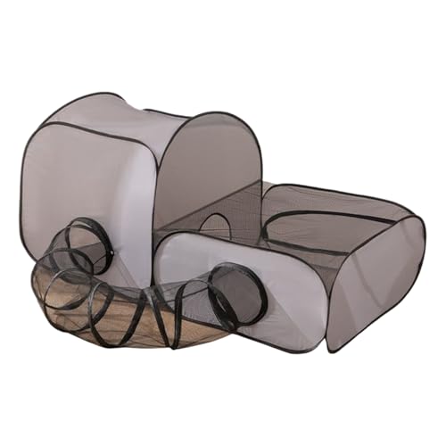 Gupcaqosjw Katzen Spielgehege,Outdoor Haustiergehege mit Rundum-Tunnel | Atmungsaktives Netzgehege mit Tunnel für Hunde Kleintiere Gupcaqosjw Katzen Spielgehege,Outdoor Haustiergehege mit Rundum-Tunnel | Atmungsaktives Netzgehege mit Tunnel für Hunde Kleintiere von Gupcaqosjw