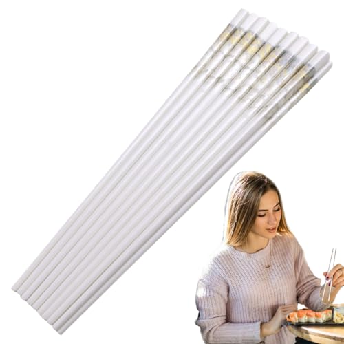 Gupcaqosjw Keramik -Stäbchen, Keramik -Essstäbchen Set - Moderne Küchen -Stäbchen | 10 Paar Spülmaschine Safe tragbare hitzebeständige exquisite Küchenzubehör zum Kochen zu essen Reisebereich Kinder von Gupcaqosjw