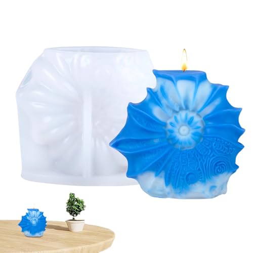 Gupcaqosjw Kerzenform | Wiederverwendbare Silikon 3D Formen - Halbtransparente Muschelform Gießform Für Harzguss Schokoladenherstellung Mehrmals Verwendbar Gupcaqosjw Kerzenform | Wiederverwendbare Silikon 3D Formen - Halbtransparente Muschelform Gießform Für Harzguss Schokoladenherstellung Mehrmals Verwendbar von Gupcaqosjw