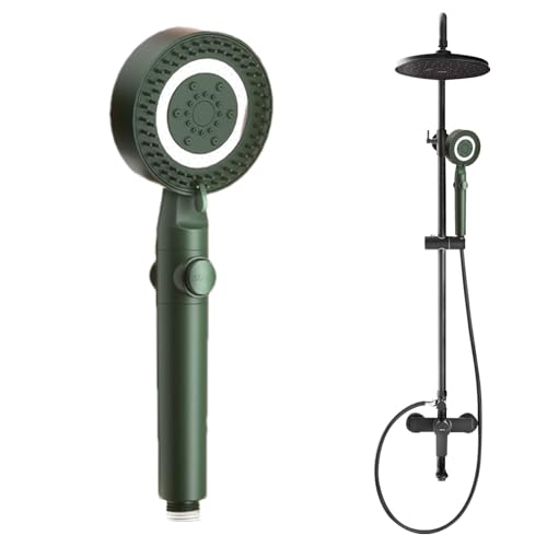 Gupcaqosjw Kraftvoller Duschkopf, Hochdruck Duschköpfe - 5-Mode-Druckschub-Duschkopf - Mehrschichtiger Filtration Badesprühgerät, Hotel Home Bad Accessoires von Gupcaqosjw
