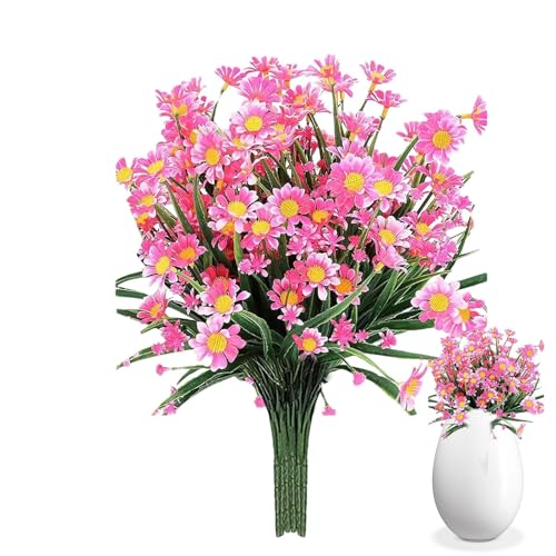 Gupcaqosjw Künstliche Gänseblümchen - Kunstblumen UV-beständige Deko,UV-Beständiges Grün Realistische Sträucher Für Pflanzkübel Garten Blumenkasten Innen Und Außen Gupcaqosjw Künstliche Gänseblümchen - Kunstblumen UV-beständige Deko,UV-Beständiges Grün Realistische Sträucher Für Pflanzkübel Garten Blumenkasten Innen Und Außen von Gupcaqosjw