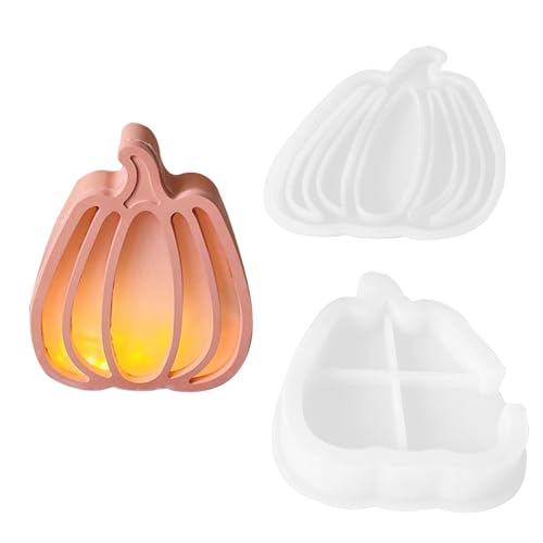 Gupcaqosjw Kürbisform - 2 Stück Gussformen Motiv - Halloween Deko Atmosphärenlampe Bastelset Für Anfänger Kinder Erwachsene Zuhause Feiern Gupcaqosjw Kürbisform - 2 Stück Gussformen Motiv - Halloween Deko Atmosphärenlampe Bastelset Für Anfänger Kinder Erwachsene Zuhause Feiern von Gupcaqosjw