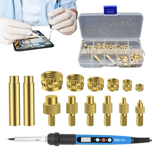 Gupcaqosjw Lötspitzen | Gewindeeinsätze Set,Multifunktionales Lötspitzen-Set Für Möbelpflege, Haushalt Und Industrielle Reparaturen Gupcaqosjw Lötspitzen | Gewindeeinsätze Set,Multifunktionales Lötspitzen-Set Für Möbelpflege, Haushalt Und Industrielle Reparaturen von Gupcaqosjw