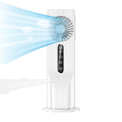 Gupcaqosjw Luftbefeuchter Ventilator Mit Schlafzimmer | Leiser Tisch Lüfter Mit Sprühfunktion | Mit 100ml Wassertank 6 Geschwindigkeiten Fernbedienung Für Zuhause Zelt Büro LKW Terrasse Camping Gupcaqosjw Luftbefeuchter Ventilator Mit Schlafzimmer | Leiser Tisch Lüfter Mit Sprühfunktion | Mit 100ml Wassertank 6 Geschwindigkeiten Fernbedienung Für Zuhause Zelt Büro LKW Terrasse Camping von Gupcaqosjw