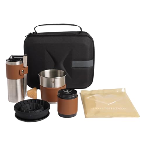 Gupcaqosjw Manuelle Kaffeebohnenmühle - Filterkaffeemaschine | Multifunktionale Kaffeemühle Mit Tragbarem Kaffeezubehör-Set Für Reisen, Wandern, Und Zuhause Gupcaqosjw Manuelle Kaffeebohnenmühle - Filterkaffeemaschine | Multifunktionale Kaffeemühle Mit Tragbarem Kaffeezubehör-Set Für Reisen, Wandern, Und Zuhause von Gupcaqosjw