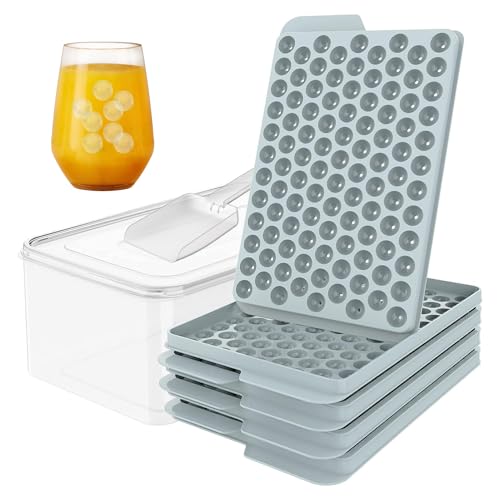 Gupcaqosjw Mini Eiswürfelformen | Cocktail Eisformen Mit 3 Ebenen | 104 Fächer Temperaturbeständige Aufbewahrungsbox Für Getränke Whiskey Bourbon Familienfeiern Partys Gupcaqosjw Mini Eiswürfelformen | Cocktail Eisformen Mit 3 Ebenen | 104 Fächer Temperaturbeständige Aufbewahrungsbox Für Getränke Whiskey Bourbon Familienfeiern Partys von Gupcaqosjw