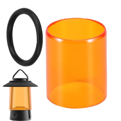 Gupcaqosjw Outdoor Lampenschirm - Bernsteinfarbener Lampenschirm Für Camping,Multifunktional Tragbare Bernsteinfarbene Lampe auch für Aktivitäten wie Camping, Wandern, auf der, Picknick sowie von Gupcaqosjw