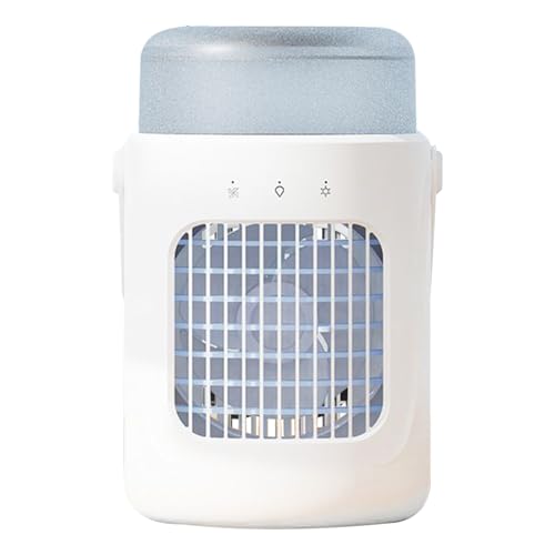 Gupcaqosjw Persönliches Kühlgerät,Kühlventilator Für Bett Zimmer Raum - 3 Stufen Einstellbare Kühlung Mit 600ml Wassertank Für Zuhause Camping Innenbereich Gupcaqosjw Persönliches Kühlgerät,Kühlventilator Für Bett Zimmer Raum - 3 Stufen Einstellbare Kühlung Mit 600ml Wassertank Für Zuhause Camping Innenbereich von Gupcaqosjw