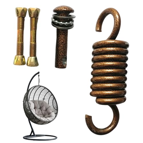 Gupcaqosjw Porch Swing Feder | Verandaschaukel Aufhängung | Edelstahl Haken Für Boxsack Aufhängung Gym Sessel Terrasse Deckenmontage Stark Tragfähig von Gupcaqosjw