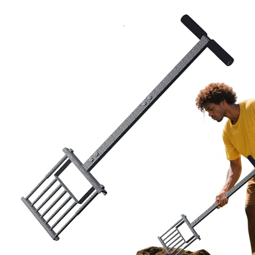 Gupcaqosjw Rasenlüfter, Garten-Bodenbelüfter, Manuelles Werkzeug mit Stachelwalze zur Belüftung und Aussaat für Garten Rasenfläche Gartenpflege Gupcaqosjw Rasenlüfter, Garten-Bodenbelüfter, Manuelles Werkzeug mit Stachelwalze zur Belüftung und Aussaat für Garten Rasenfläche Gartenpflege von Gupcaqosjw