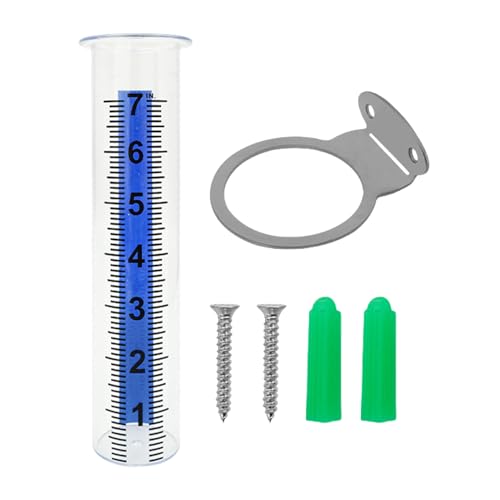 Gupcaqosjw Regenmesser Für Garten - Präzisionsinstrument Zur Niederschlagsmessung,Wetterfestes Messinstrument Für Zaun Garten Terrasse Rasen Balkon & Draußen Gupcaqosjw Regenmesser Für Garten - Präzisionsinstrument Zur Niederschlagsmessung,Wetterfestes Messinstrument Für Zaun Garten Terrasse Rasen Balkon & Draußen von Gupcaqosjw