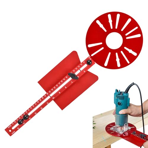 Gupcaqosjw Router -Jigs für Holzbearbeitung, Router -Mahl -Groove -Halterung,Aluminiumlegierung Router Guide | Multifunktionale einstellbare Vorlage, Schrankhardware zum Trimmen Gupcaqosjw Router -Jigs für Holzbearbeitung, Router -Mahl -Groove -Halterung,Aluminiumlegierung Router Guide | Multifunktionale einstellbare Vorlage, Schrankhardware zum Trimmen von Gupcaqosjw
