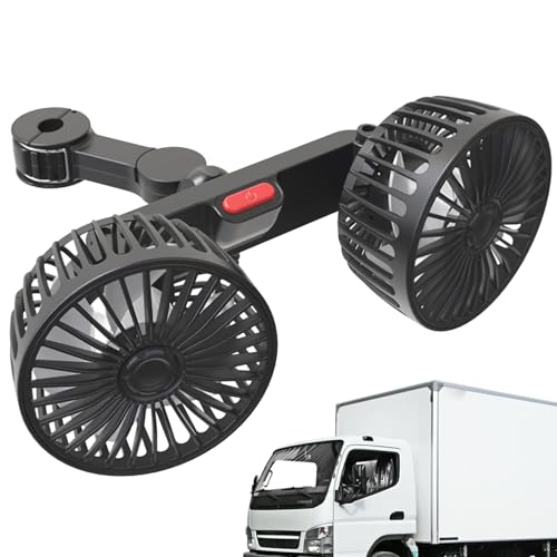Gupcaqosjw Rücksitzlüfter - Autolüfter,Drehbarer Doppelkopf Mit Drei Geschwindigkeiten Verstellbare Kühllüftung Für Camping Golfwagen Laufband Gupcaqosjw Rücksitzlüfter - Autolüfter,Drehbarer Doppelkopf Mit Drei Geschwindigkeiten Verstellbare Kühllüftung Für Camping Golfwagen Laufband von Gupcaqosjw
