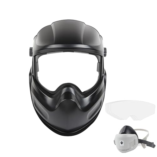 Gupcaqosjw Schweißmaske | Stoßfeste Schweißhaube | Staubdichte Schutzmaske Mit Großem Sichtfeld Für ARC MIG TIG Schweißen Industrie Bauwesen Gupcaqosjw Schweißmaske | Stoßfeste Schweißhaube | Staubdichte Schutzmaske Mit Großem Sichtfeld Für ARC MIG TIG Schweißen Industrie Bauwesen von Gupcaqosjw