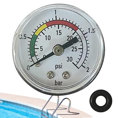 Gupcaqosjw Schwimmbadpumpe Manometer | Sandfilter-Pumpen-Manometer für Pools - Zuverlässige Ersatzteile Für Kommerziell Und Garten Filterrückspülung Gupcaqosjw Schwimmbadpumpe Manometer | Sandfilter-Pumpen-Manometer für Pools - Zuverlässige Ersatzteile Für Kommerziell Und Garten Filterrückspülung von Gupcaqosjw