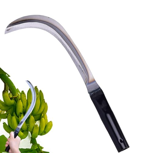 Gupcaqosjw Sichel Gartengerät - Vielseitige Handliche Sense,Robuster Leichter Unkrautschneider Für Feld Plantage Outdoor Farm Garten Buschweg Dschungel Gupcaqosjw Sichel Gartengerät - Vielseitige Handliche Sense,Robuster Leichter Unkrautschneider Für Feld Plantage Outdoor Farm Garten Buschweg Dschungel von Gupcaqosjw