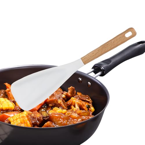 Gupcaqosjw Silikon Kochlöffel, Kochlöffel | Silikonmischlöffel - Hitzebeständiger Spatel, Multifunktionsküchenutensilien mit Holzgriff für nicht Stock -Frittierpfanne Gupcaqosjw Silikon Kochlöffel, Kochlöffel | Silikonmischlöffel - Hitzebeständiger Spatel, Multifunktionsküchenutensilien mit Holzgriff für nicht Stock -Frittierpfanne von Gupcaqosjw