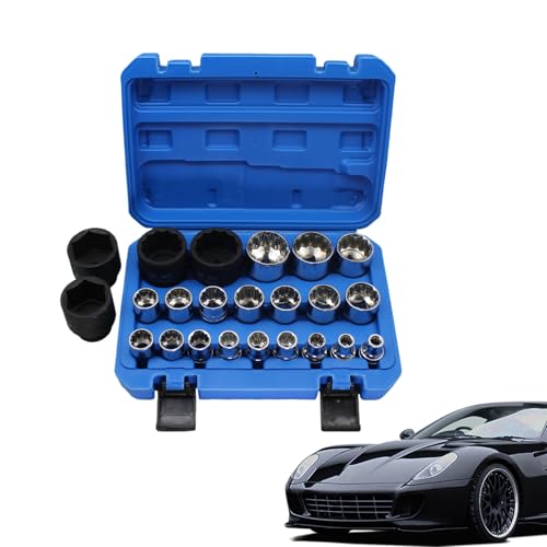 Gupcaqosjw Steckschlüssel Set - Fahrzeugwartung Steckschlüssel Kit,Antirutsch Satz Mit 21 Teilen Für Werkstatt Garage Haushalt Industrie Mechaniker Bau Gupcaqosjw Steckschlüssel Set - Fahrzeugwartung Steckschlüssel Kit,Antirutsch Satz Mit 21 Teilen Für Werkstatt Garage Haushalt Industrie Mechaniker Bau von Gupcaqosjw