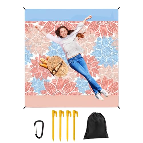 Gupcaqosjw Strandmatte | Campingdecke Für Zelt | Klappbare Strandausstattung Für Reisen Festivals Garten & Unterwegs von Gupcaqosjw