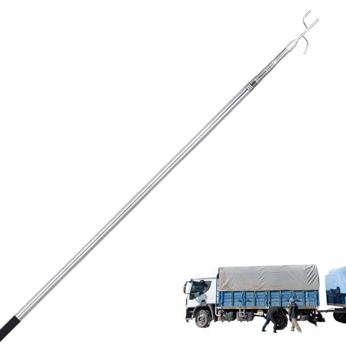 Gupcaqosjw Teleskop Bootshaken, 150 Cm Teleskop Haken, Truck Cargo Grabber, Edelstahl Cargo Retriever Haken, LKW-Cargo-Retriever, Robuster Pickup-Greifer - Edelstahl-Greifer-Reacher-Werkzeug Gupcaqosjw Teleskop Bootshaken, 150 Cm Teleskop Haken, Truck Cargo Grabber, Edelstahl Cargo Retriever Haken, LKW-Cargo-Retriever, Robuster Pickup-Greifer - Edelstahl-Greifer-Reacher-Werkzeug von Gupcaqosjw