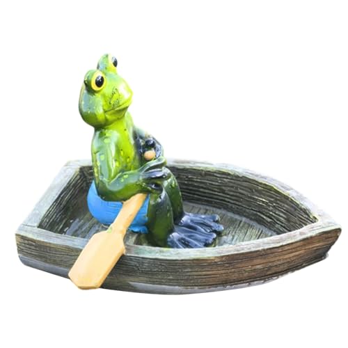 Gupcaqosjw Tiergartenstatuen, Naturnahe Dekofigur Für Aquarien, Resin Und Schildkröte Schwimmend Deko Für Garten Teich Pool Balkon von Gupcaqosjw