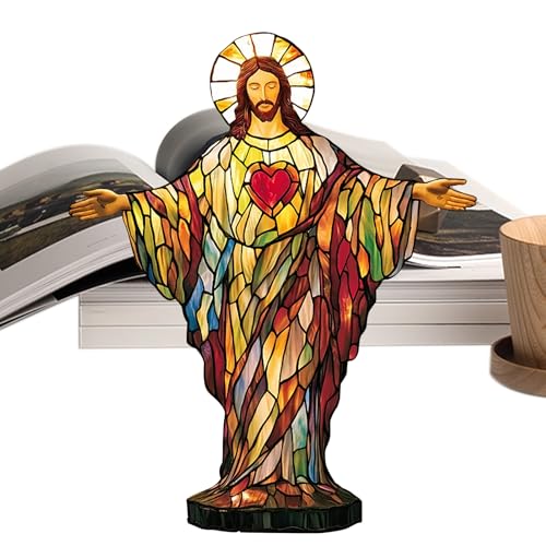 Gupcaqosjw Tischlampe - Jesus-Form Tischdekoration Mit LED-Resin Skulptur | Nachttischlampe Steckdosenbetrieb Für Wohnheim, Arbeitszimmer Und Schlafbereich Gupcaqosjw Tischlampe - Jesus-Form Tischdekoration Mit LED-Resin Skulptur | Nachttischlampe Steckdosenbetrieb Für Wohnheim, Arbeitszimmer Und Schlafbereich von Gupcaqosjw
