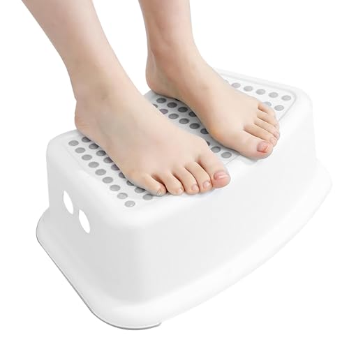 Gupcaqosjw Toilettenhocker Erwachsene Toiletten Fußhocker 37 X 25 X 13 cm Plastik Klohocker Kackhocker WC Hocker Toilette Badezimmer Toilettenhocker Gegen Hämorrhoiden Verstopfung Reizdarm Blähungen von Gupcaqosjw