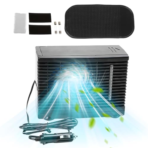 Gupcaqosjw Tragbarer Auto Klima Ventilator - Fahrzeug Lüfter Kühlvorrichtung - 12V Verdunstungskühler Mit Wassertank Für Wohnwagen Garage Pendeln Gupcaqosjw Tragbarer Auto Klima Ventilator - Fahrzeug Lüfter Kühlvorrichtung - 12V Verdunstungskühler Mit Wassertank Für Wohnwagen Garage Pendeln von Gupcaqosjw