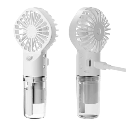 Gupcaqosjw Tragbarer Nebelventilator, 16 X 7 X 4 Cm Wassernebel Ventilator, Handventilator Mit Wassernebel, Spray Ventilator, Mini-Reisefächer, 4 Fach Verstellbarer Persönlicher Mister-Ventilator Gupcaqosjw Tragbarer Nebelventilator, 16 X 7 X 4 Cm Wassernebel Ventilator, Handventilator Mit Wassernebel, Spray Ventilator, Mini-Reisefächer, 4 Fach Verstellbarer Persönlicher Mister-Ventilator von Gupcaqosjw