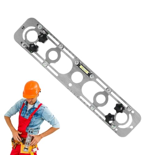 Gupcaqosjw Warm- Und Kaltwasser Rohr Nivellierhilfe | Duscharmatur Reparaturhilfe,Edelstahl Verstellbarer Montagewinkel Für Küche Garage von Gupcaqosjw