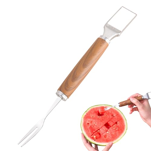 Gupcaqosjw Wassermelonen-Gabel-Schneider,Wassermelonen Fruchtschneider Gabel - Küchenhelfer Aus Edelstahl Für Obst & Familienmitglieder Gupcaqosjw Wassermelonen-Gabel-Schneider,Wassermelonen Fruchtschneider Gabel - Küchenhelfer Aus Edelstahl Für Obst & Familienmitglieder von Gupcaqosjw