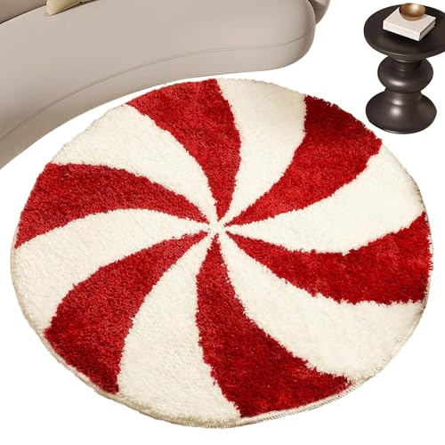Gupcaqosjw Weihnachts Badezimmer Teppiche | 61x61 cm Niedliche Nachttischmatte,Weicher Weihnachtsboden Teppich für Wohnzimmer Wohnheim Küche Badezimmer Esszimmer Eingangsbereich Couchtisch - für von Gupcaqosjw