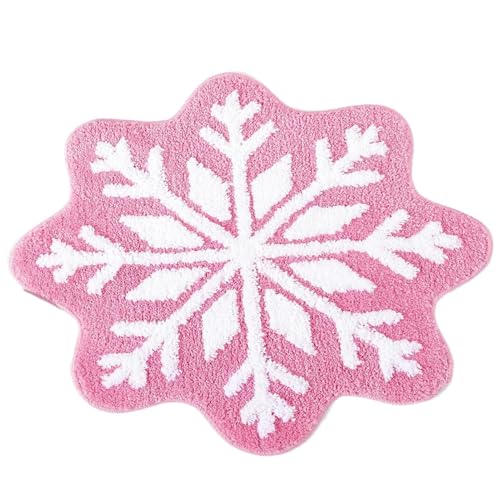 Gupcaqosjw Weihnachtsteppich Rund, 50/60/80/100/120 Cm Runde Badematte, Weihnachtsbaumdecke Rund, Polyester Christmas Tree Skirt Schneeflocken Stern Baum Rock Für Zuhause Weihnachtsfeier Weihnachtsbau von Gupcaqosjw