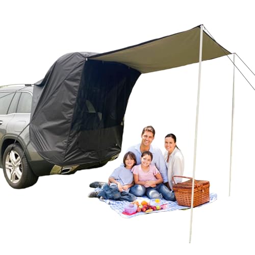 Gupcaqosjw Zelt Für Auto,Tragbares Campingzelt | Schnellaufbau Leichtgewicht Überdachung für Outdoor Rucksacktour Pickup Van Wanderung von Gupcaqosjw
