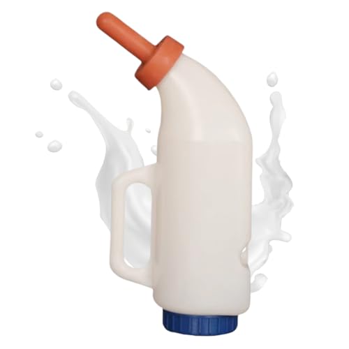 Gupcaqosjw Ziegenflaschen zum Füttern, Lammfütterungsflasche | Lammpflegeflaschen mit klarer Skala - Viehmilch füttern Pflegebehälter für Kälber und andere Junge Tiere von Gupcaqosjw