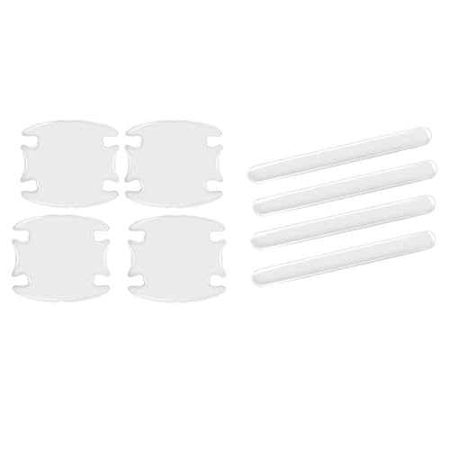 8 Stück Auto Türgriff Schutzfolie für Hyundai Tucson 2004-2023 2024 2025, Autotüren Lackschutzfolie Selbstklebend Autotür Griffe Aufkleber Zubehör,E/Transparent von GuriDo