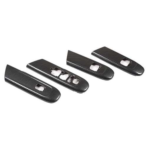 GuriDo Auto Schalter Taste Abdeckung für Benz CClass W206 C200 C300 2022, Fensterheber Schalterabdeckung Verkleidung Schalter Taste Panel Zubehör von GURIDO