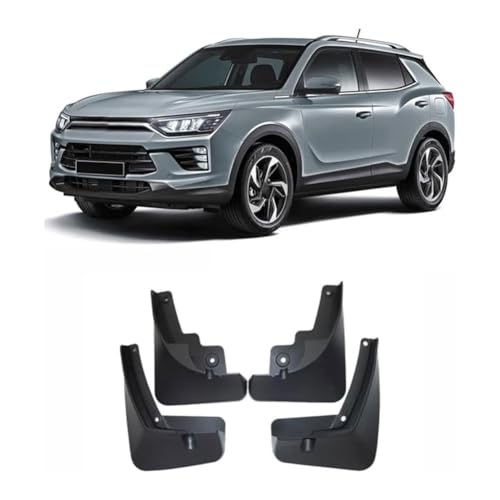 GuriDo Auto Schmutzfänger für SsangYong Korando C300 2019-2024, Vorne und Hinten Kotflügel Spritzschutz Kratzfest Schlammklappen Spritzklappe Zubehör von GURIDO