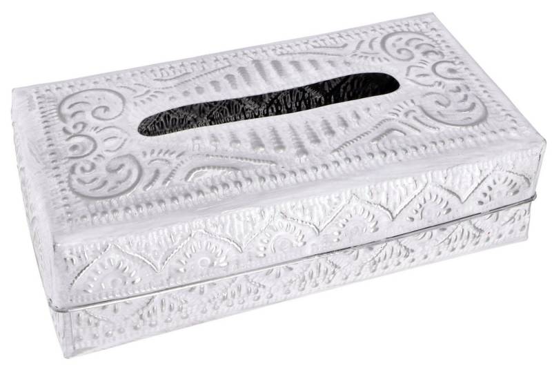 Guru-Shop Aufbewahrungsdose Kosmetiktücher Servietten Box aus geprägtem.. von Guru-Shop