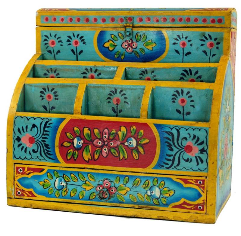 Guru-Shop Aufbewahrungsdose Vintage Schreibtisch Ordner, Schreibtisch.. von Guru-Shop