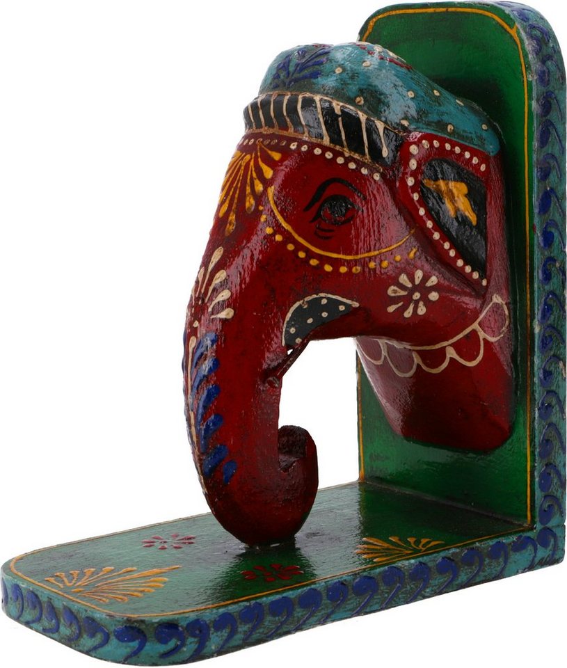 Guru-Shop Bodentürstopper Buchstützte `Elefant` - rot von Guru-Shop